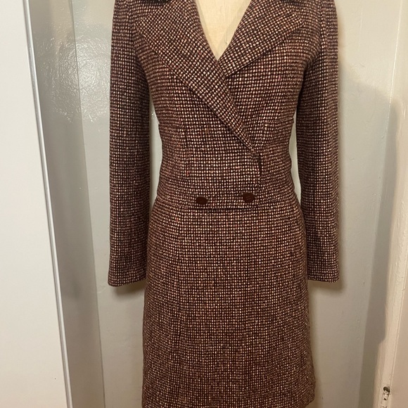 Chanel suit set fall 2001 , cropped jacked high waist shirt size 34 tweed - Picture 3 of 17